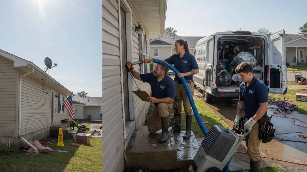 Ceiling Water Damage Restoration in Etowah, AR near me